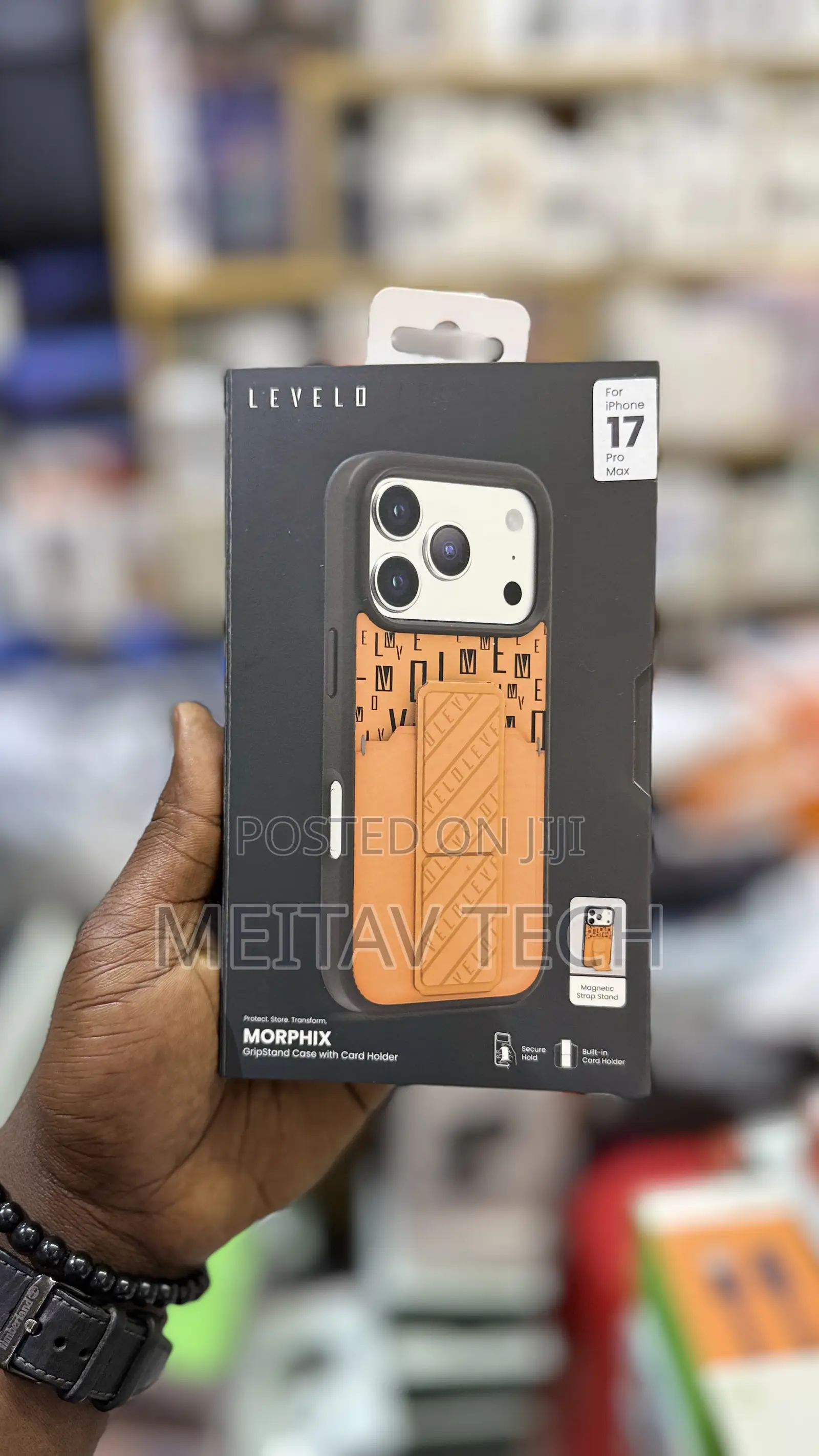 Levelo Morphix Cuero iPhone 17 Pro and Pro Max