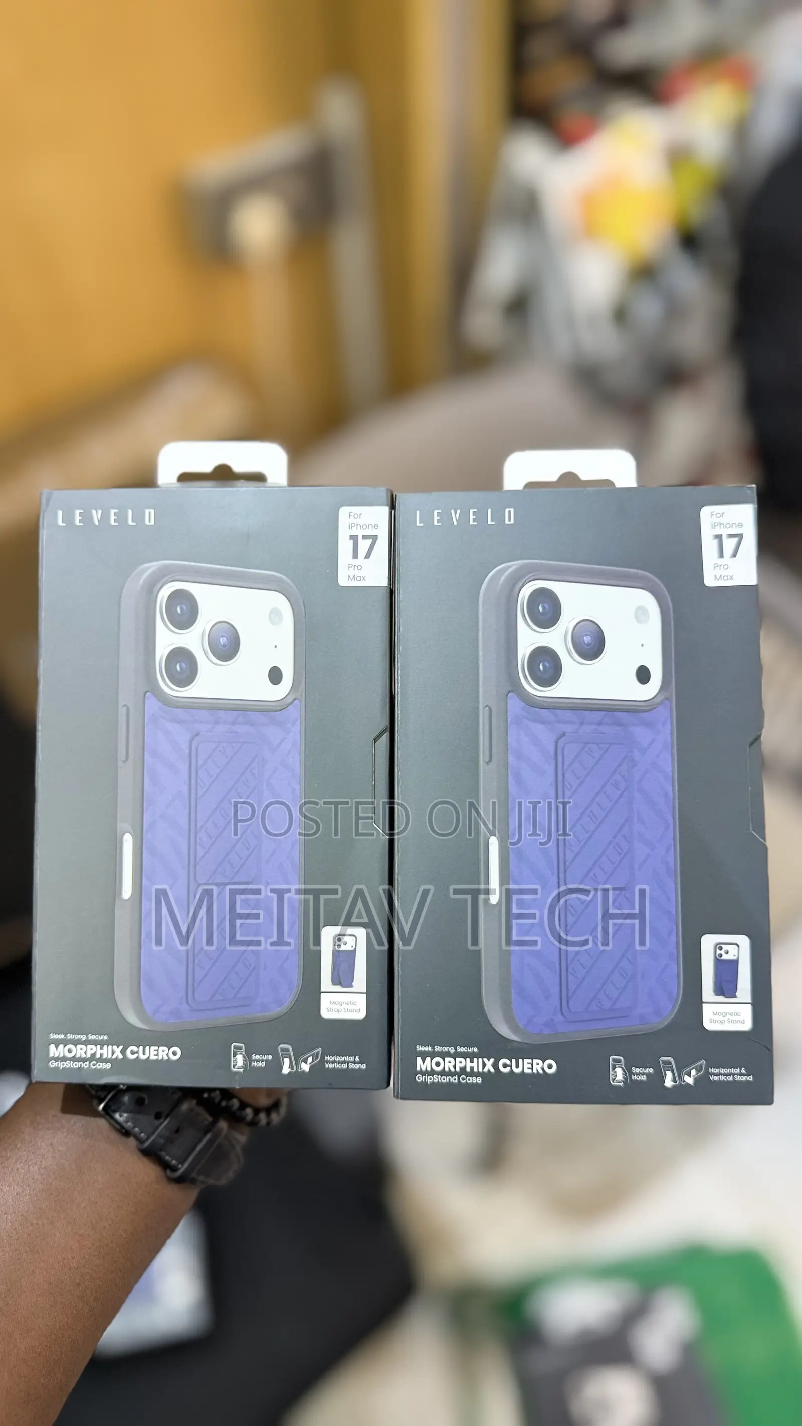 Levelo Morphix Cuero iPhone 17 Pro and Pro Max