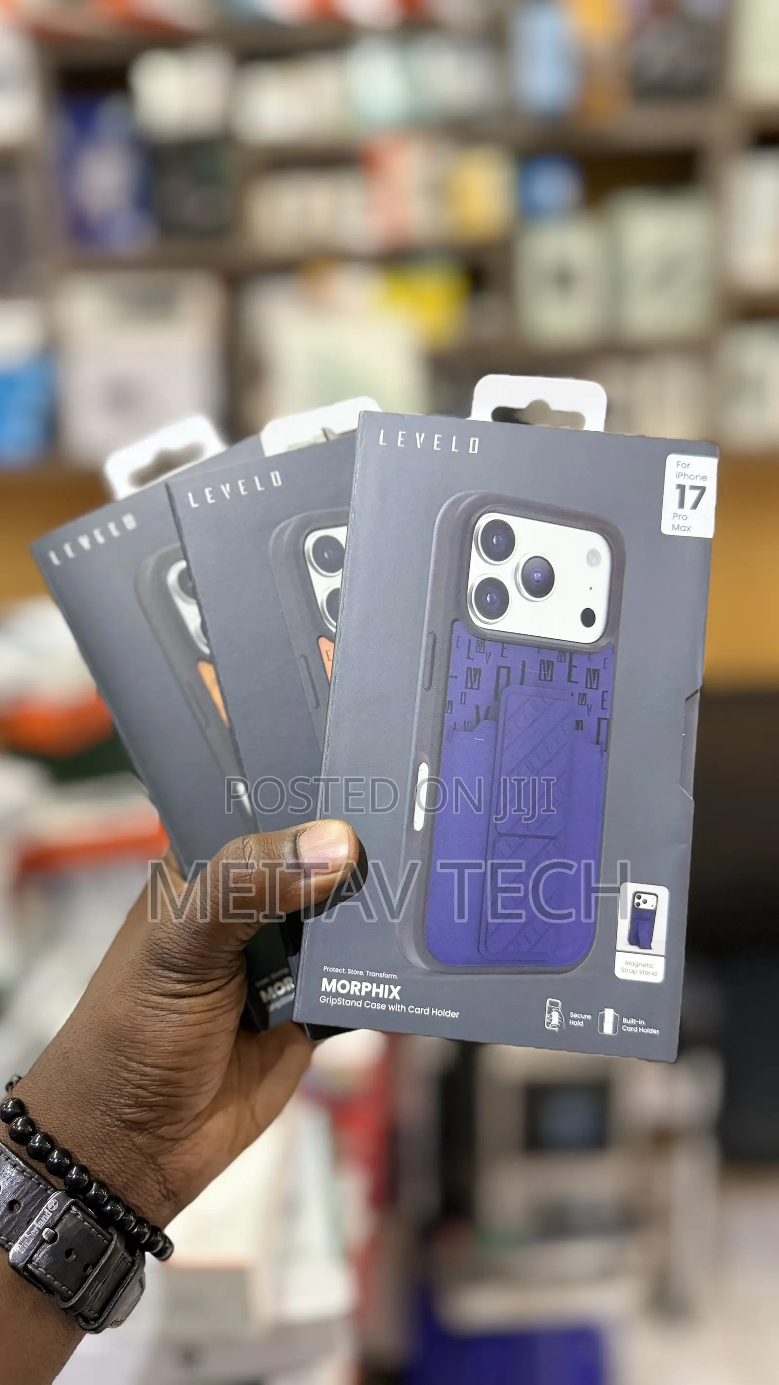 Levelo Morphix Cuero iPhone 17 Pro and Pro Max