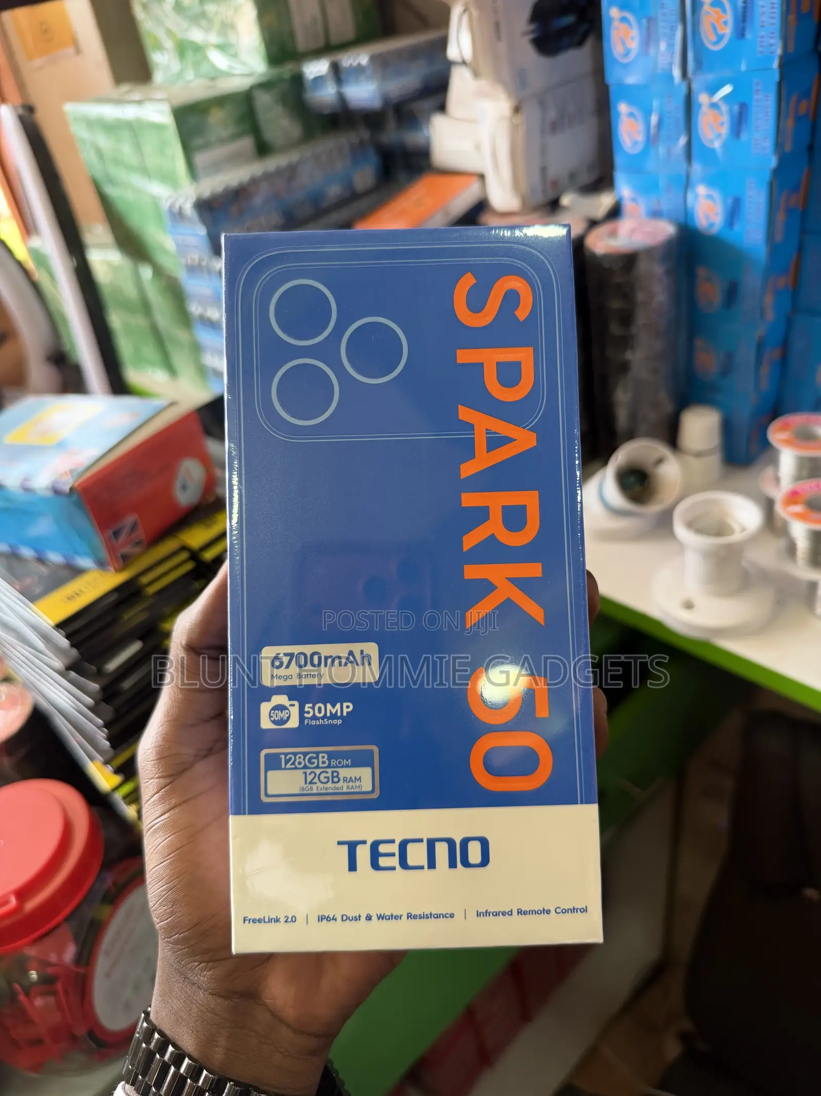 New Tecno Spark 50 128 GB Blue