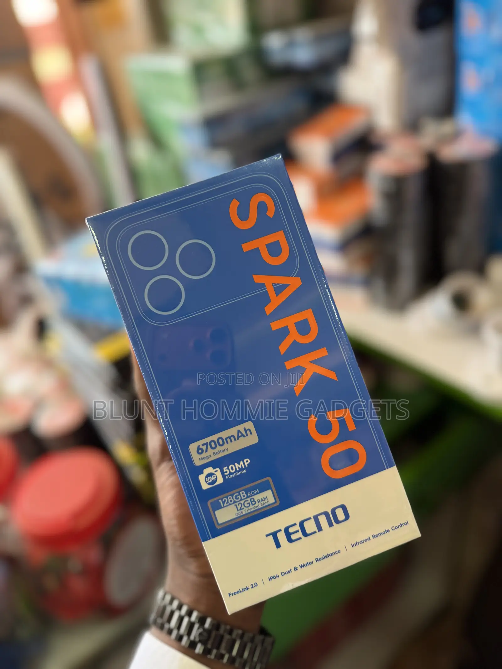 New Tecno Spark 50 128 GB Blue