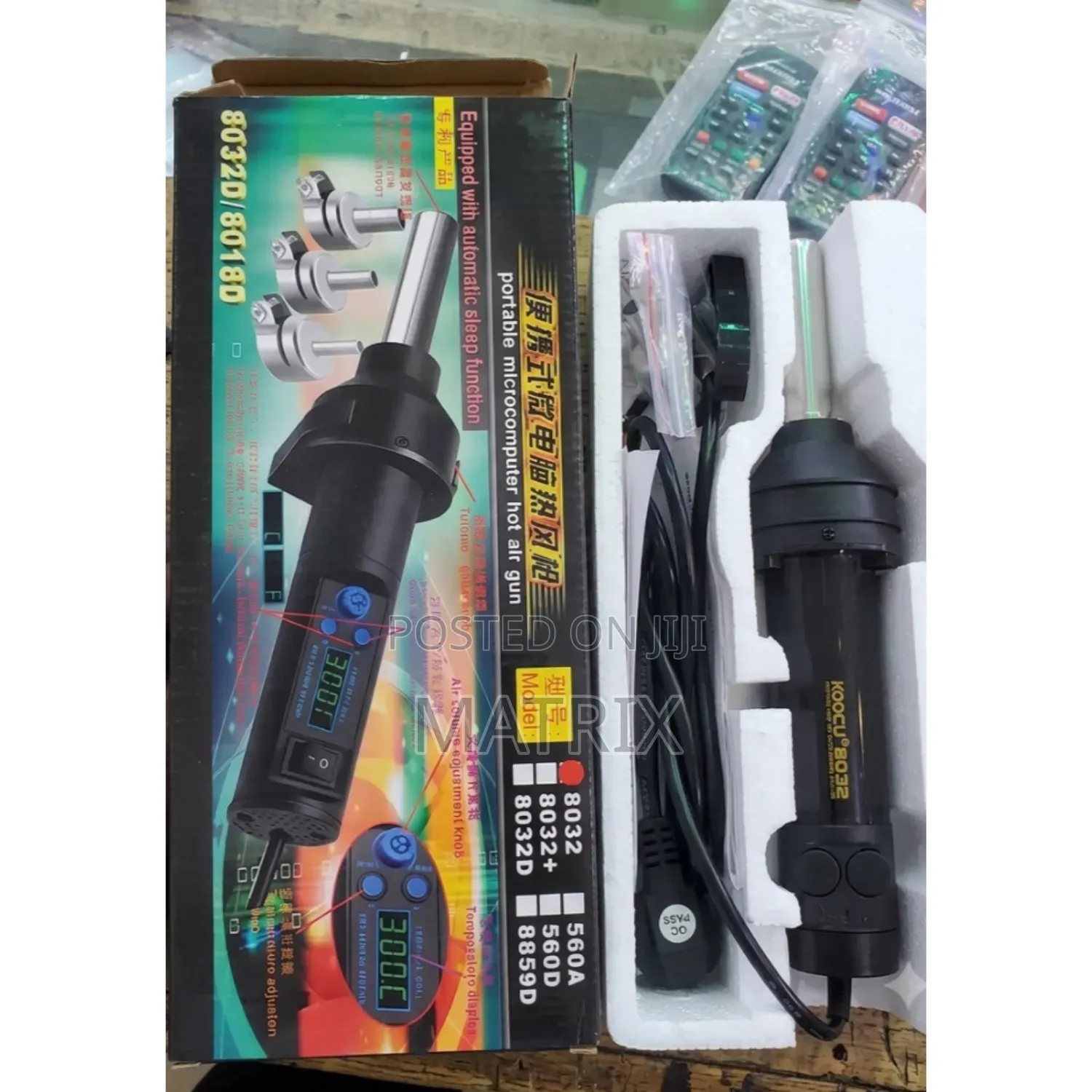 Portable Blower And Digital/Solder Gas/Hot Air Hot Gun