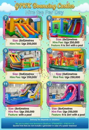 Bouncing Castles for Hire