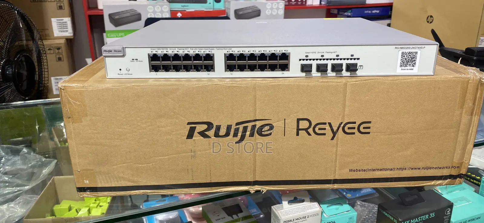 Ruijie Reyee 24port Switch Rg-Nbs3200-24gt4xs-P