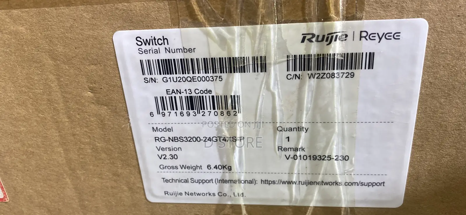 Ruijie Reyee 24port Switch Rg-Nbs3200-24gt4xs-P