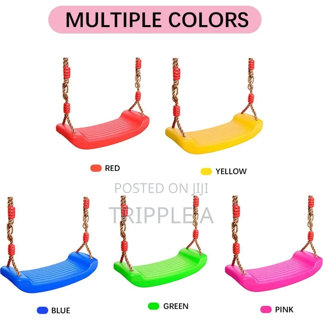Heavy Duty Plastic Swing Seats With Adjustable Ropes
