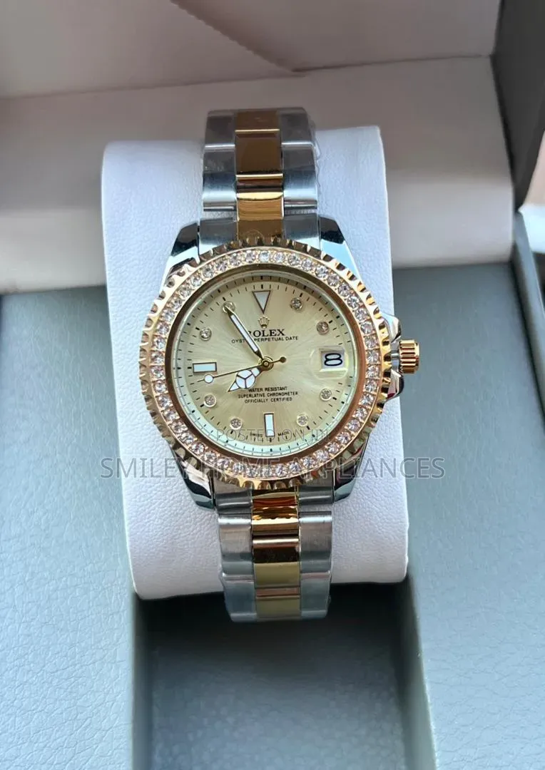 Rolex Round Shaped Women's Original Wrist Analog Time Piece