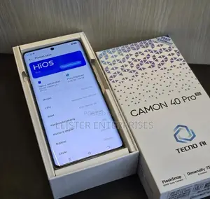 New Tecno Camon 40 Pro 5G 256 GB Black