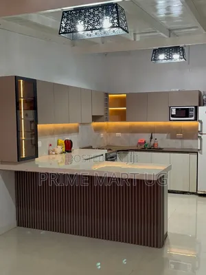 Kitchen Cabinets With Pantry and Storage Shelves