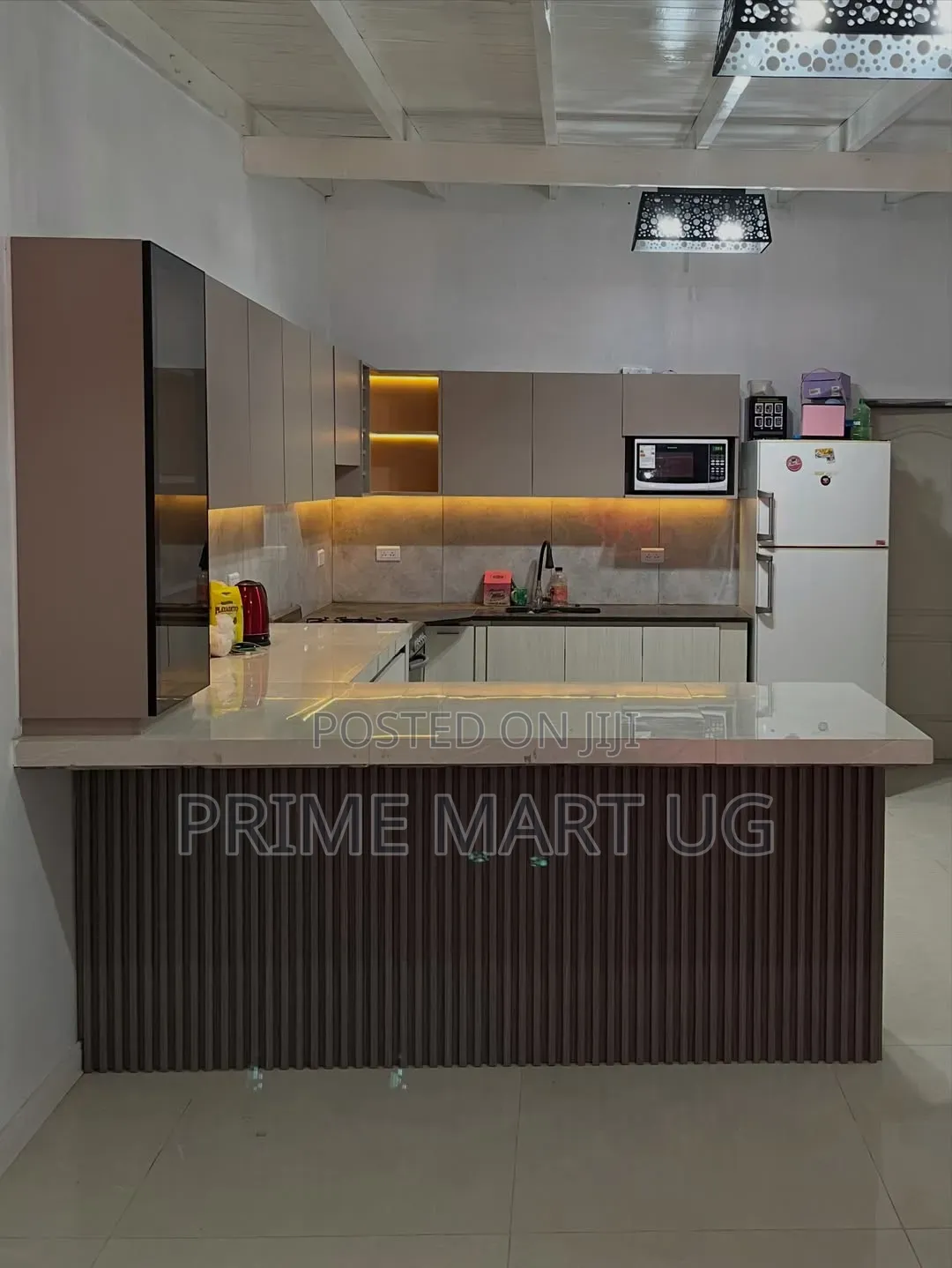 Kitchen Cabinets With Pantry and Storage Shelves
