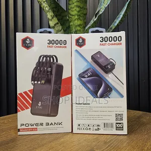 Ey Power Bank - 30,000 Mah Fast Charging