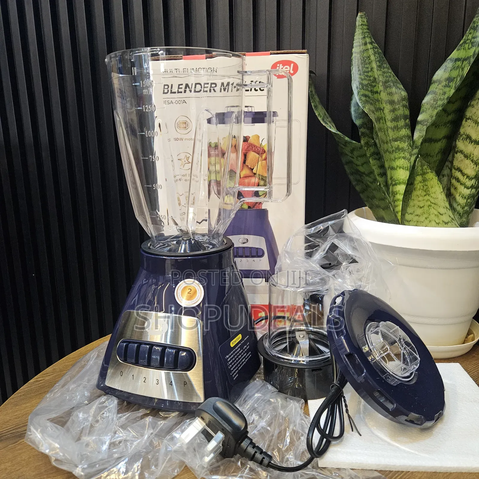 Itel Multi-Function Blender 1.5l M1 Lite 350w Motor Easy Mixing