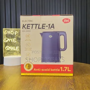 Itel Electric Kettle 1a – 1.7l Anti-Scald Electric Kettle, Fast Boil