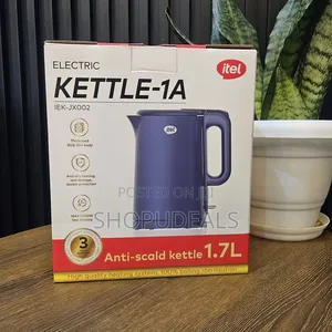 Itel Electric Kettle 1a – 1.7l Anti-Scald Electric Kettle, Fast Boil