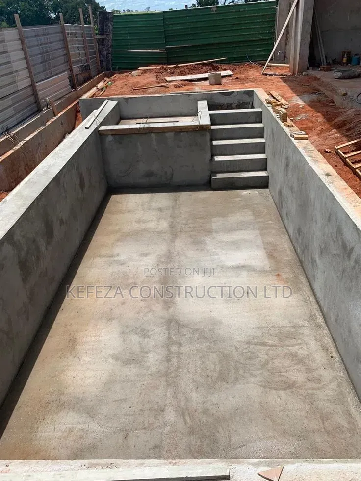 Swimming Pool Base Line Construction