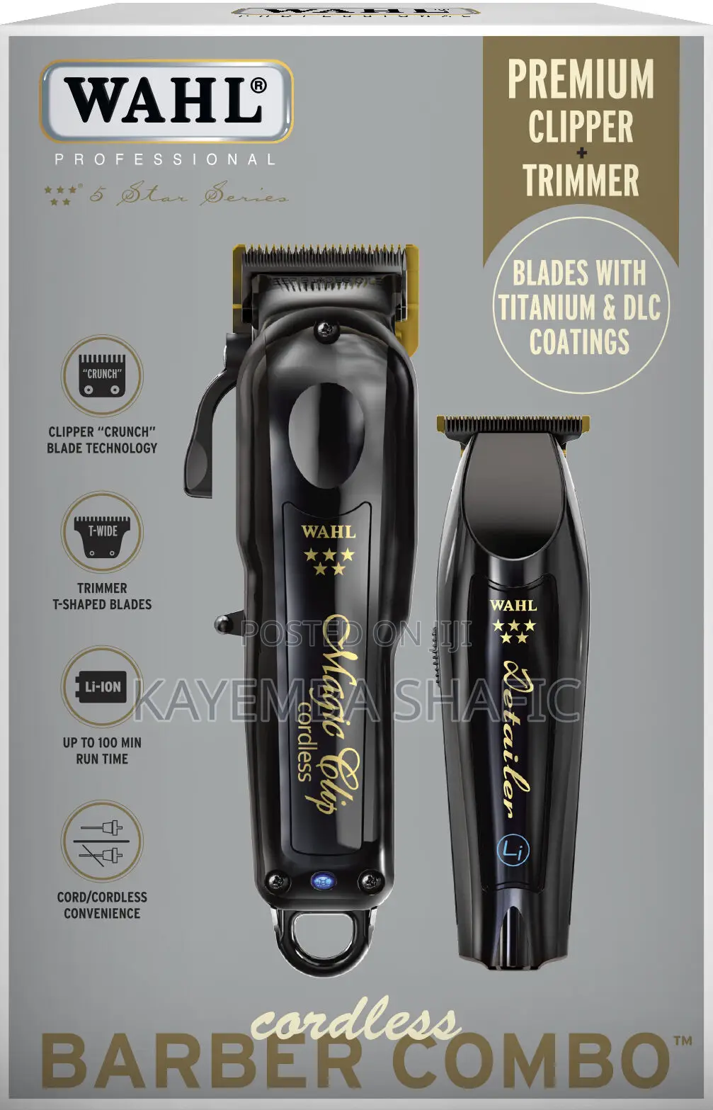 Wahl Professional 5-Star Cordless Barber Combo