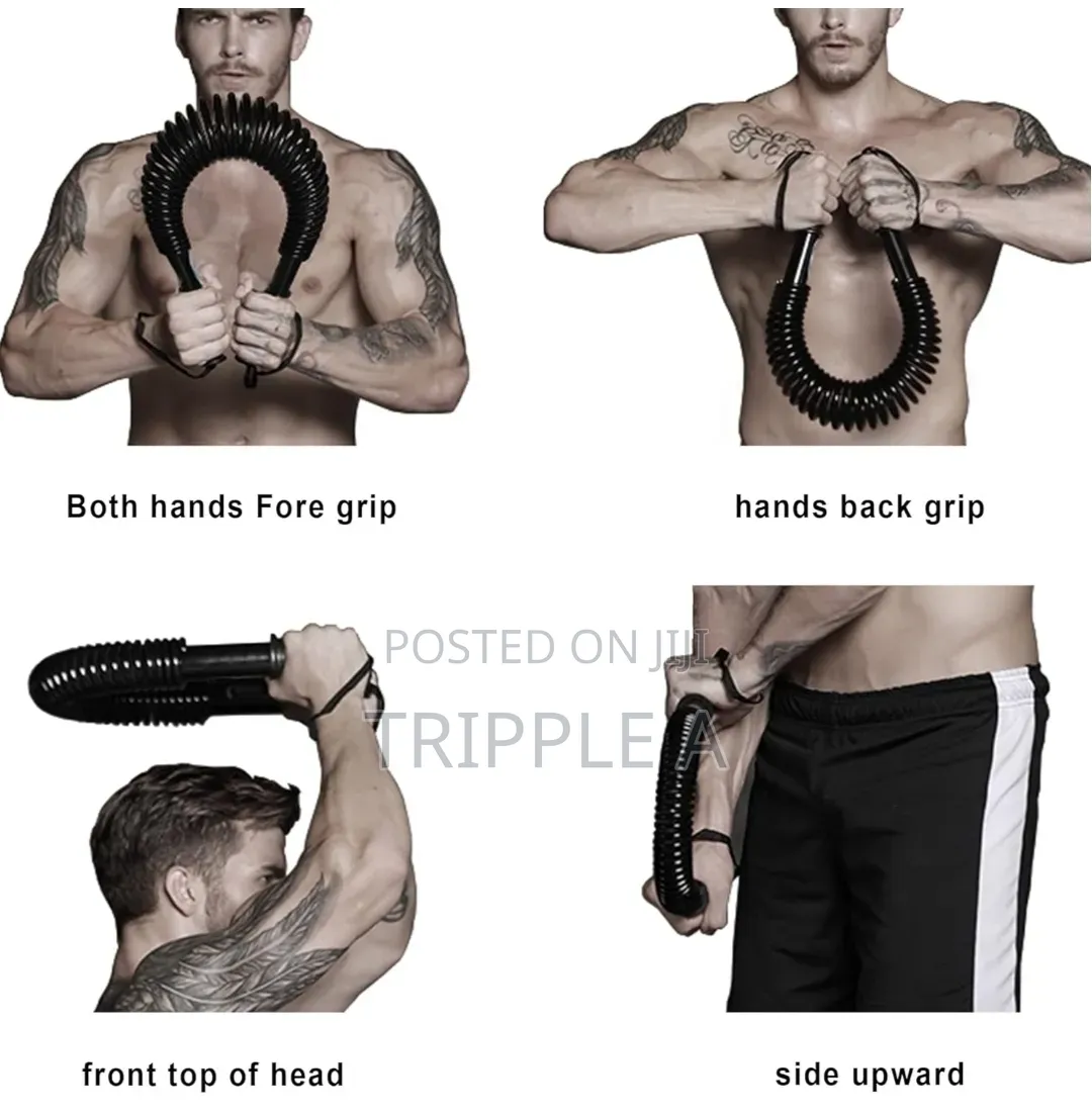 Heavy Duty 60kg Spring Power Twister Exercise Bar