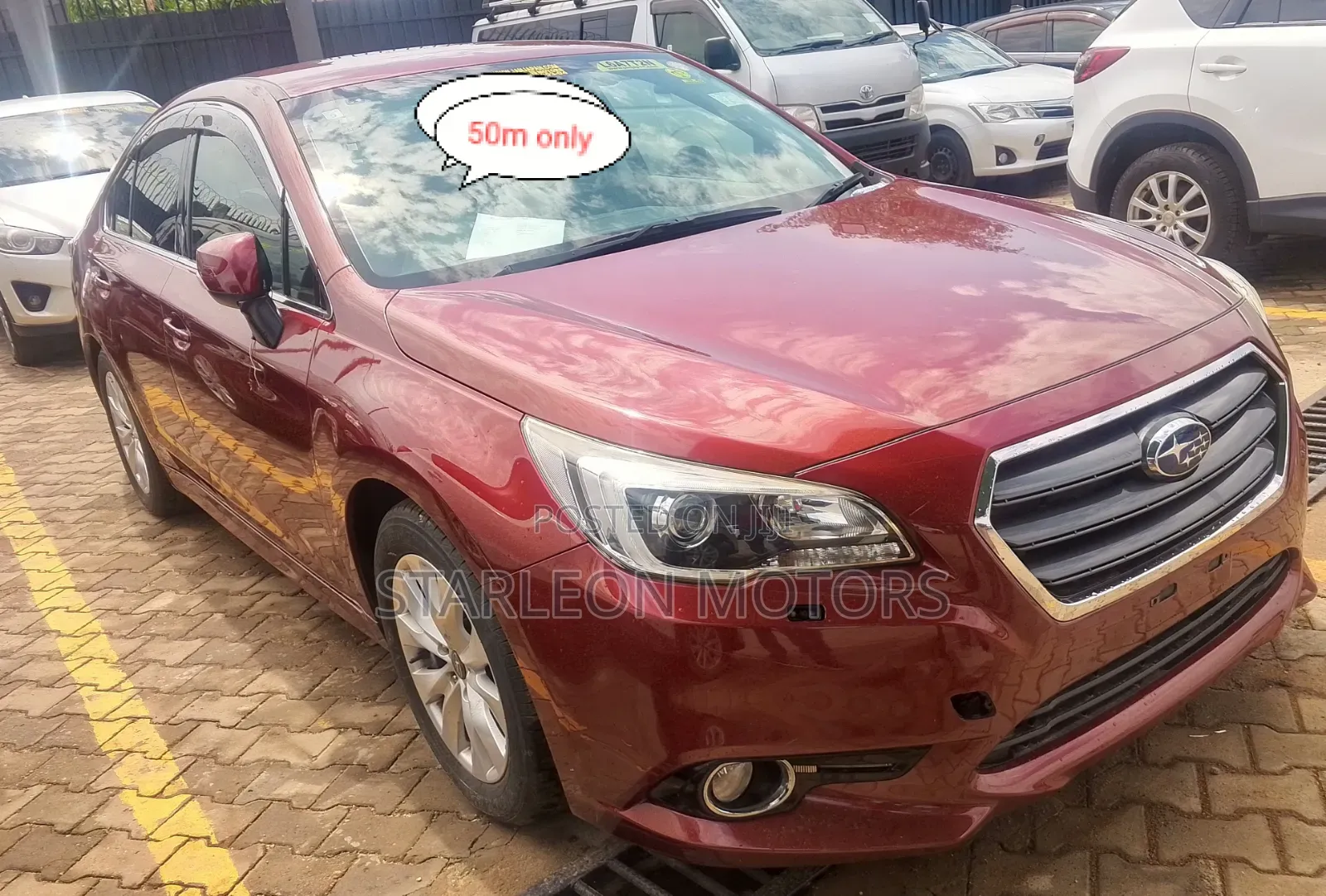 Subaru Legacy 2017 Red