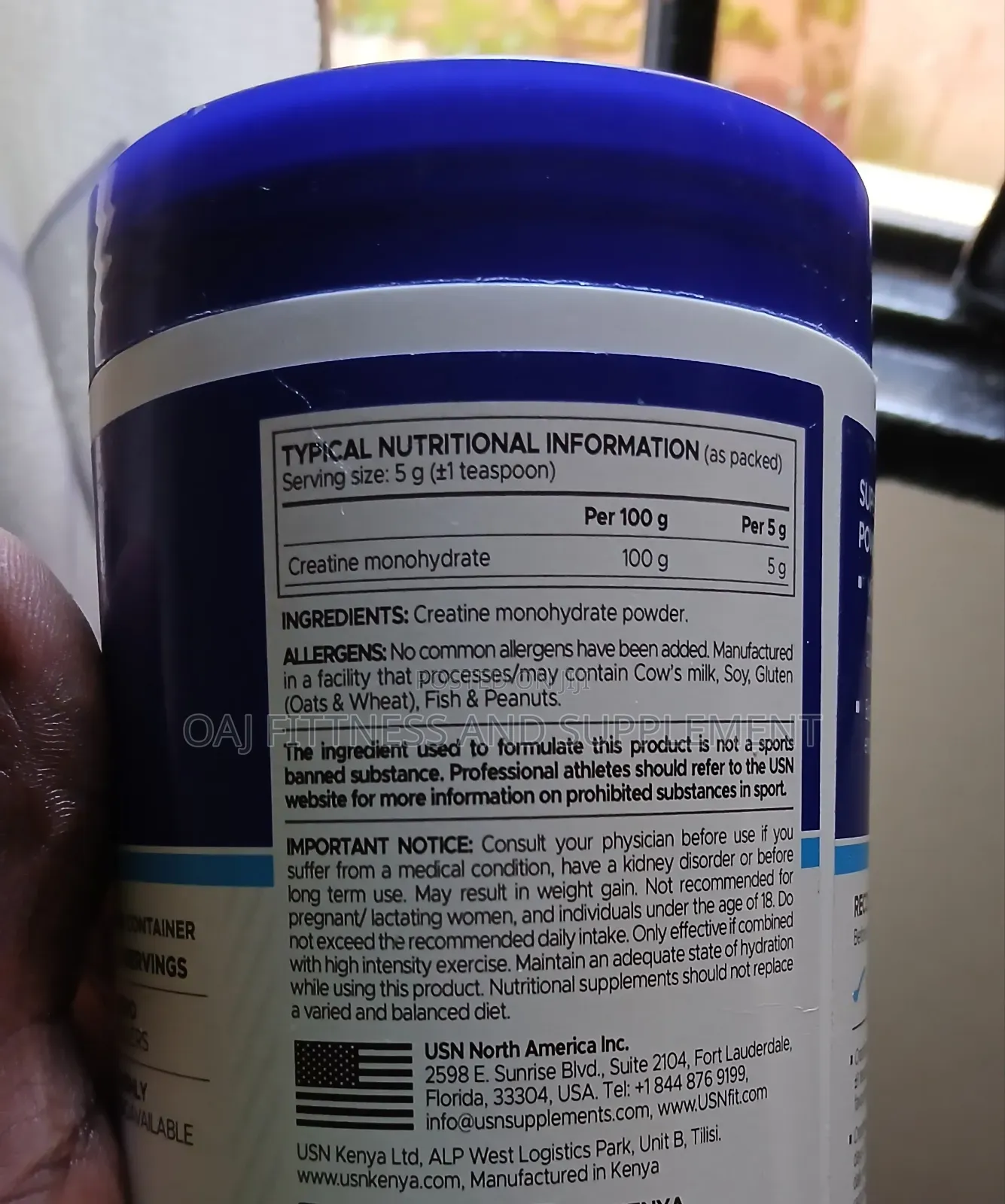 Creatine Monohydrate Capsules Available in 50,100 and 200capsules