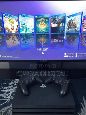 Sony Playstation 4 Pro Chipped Bundle With 2 Pads and Games