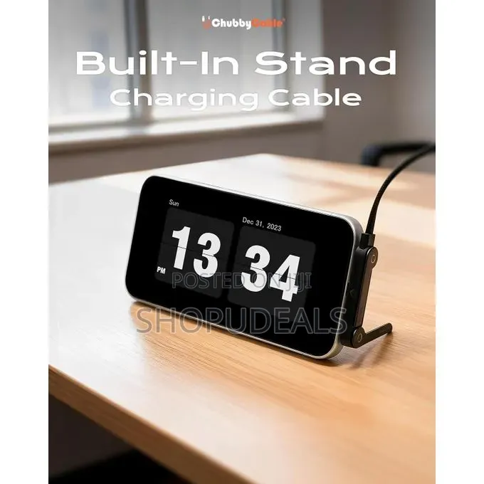 240w Foldable Phone Holder Charging Cable T16 – Type-C to Type-C Fast
