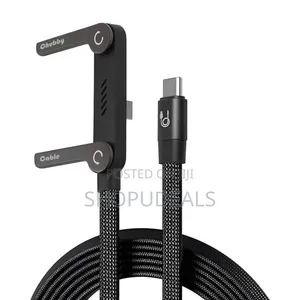 240w Foldable Phone Holder Charging Cable T16 – Type-C to Type-C Fast