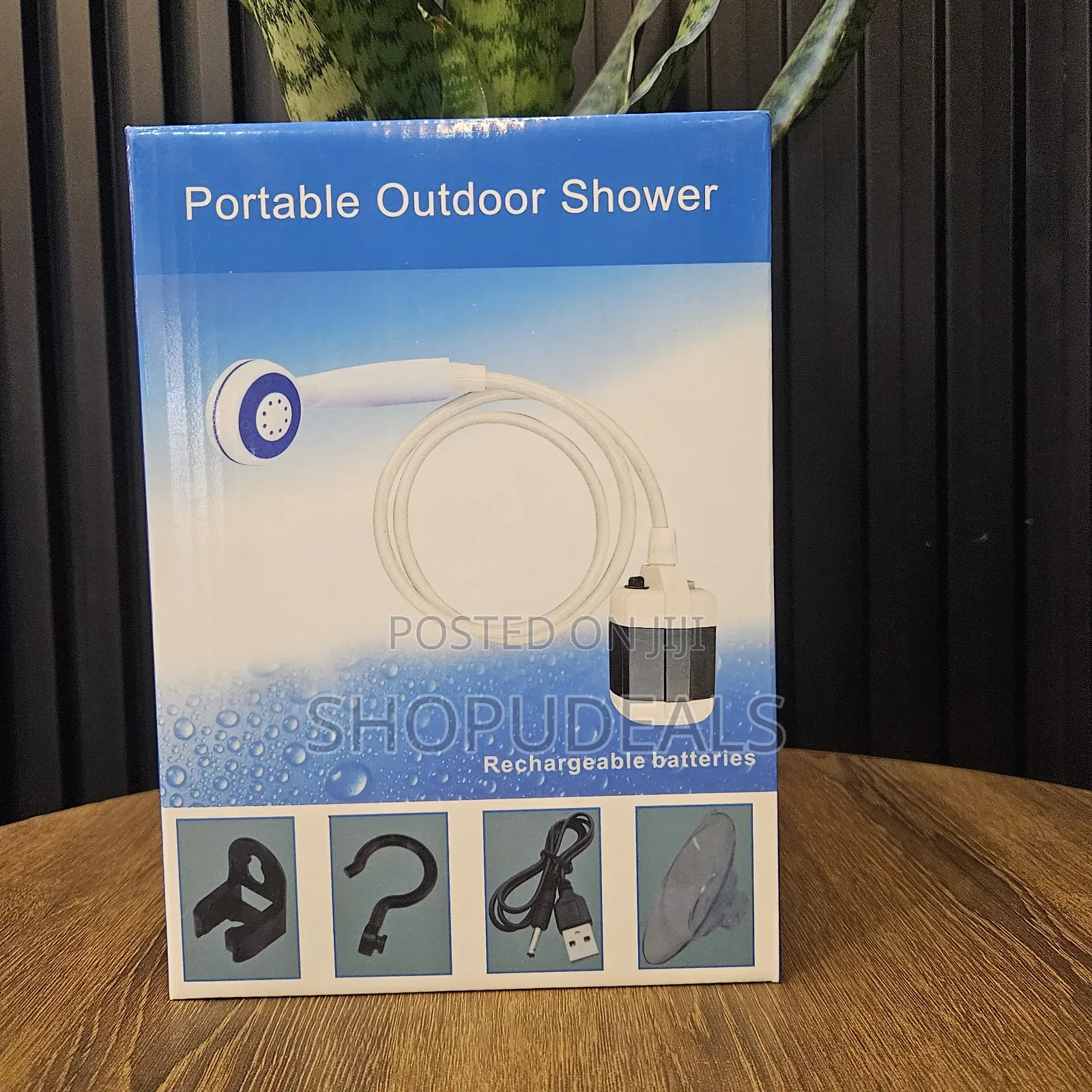 Rechargeable Portable Outdoor Shower - Multicolor