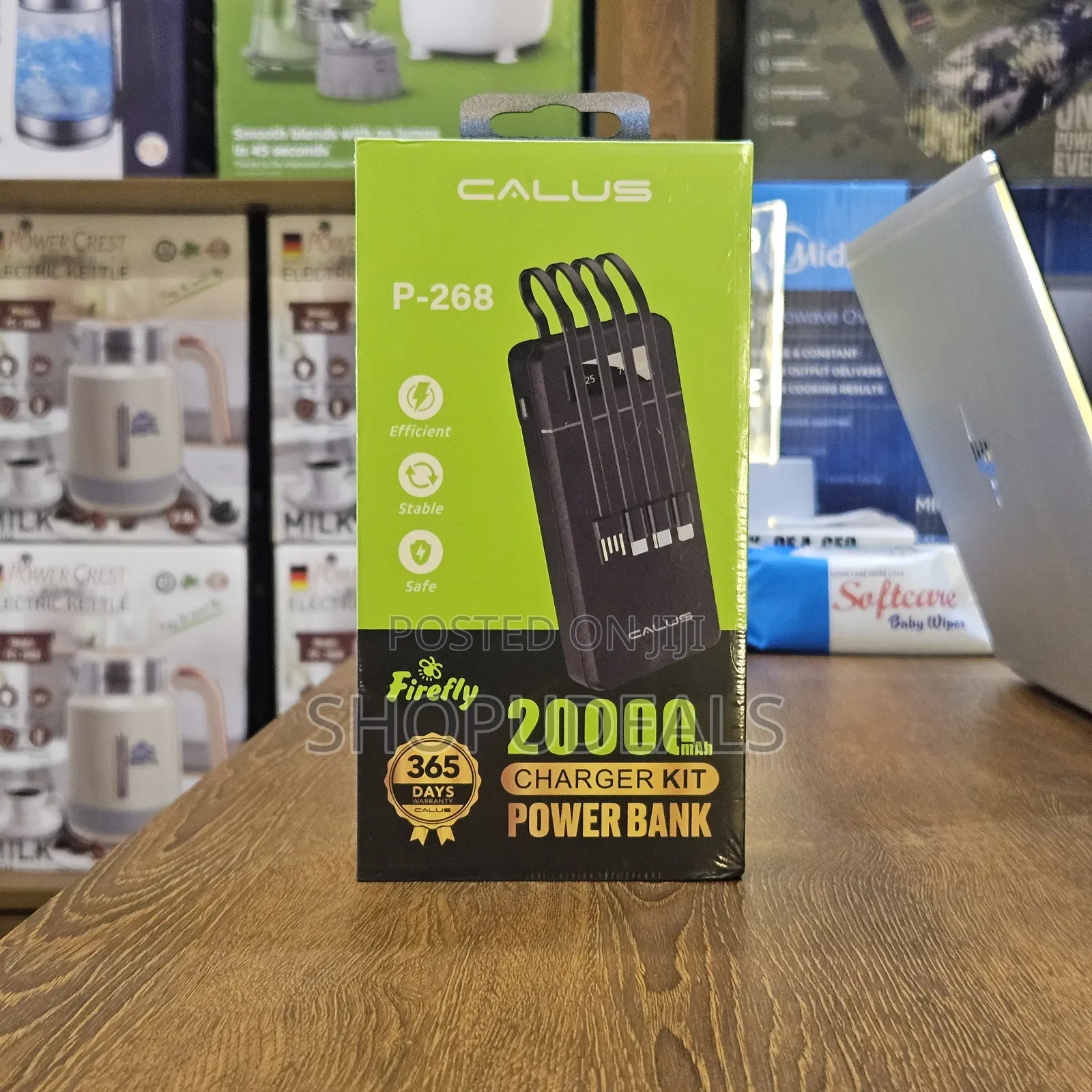 Calus Fast 200 Pro 20,000mah Power Bank With 4 Cables