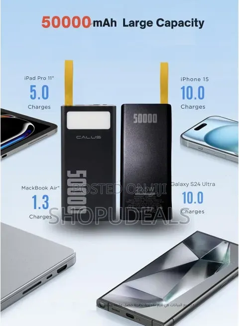 Calus 50000mah Power Benk Original