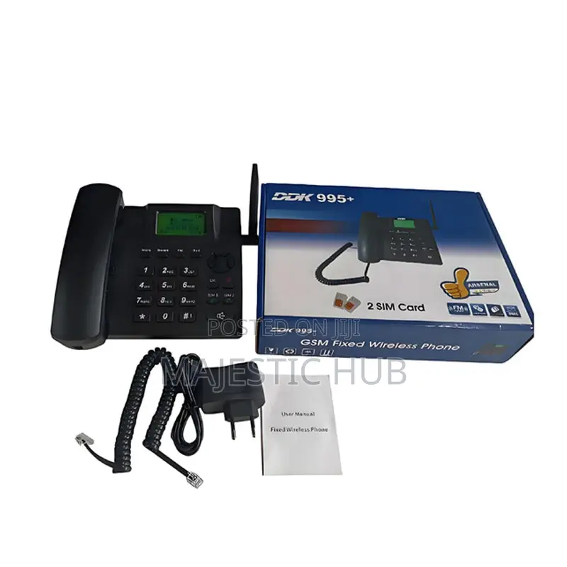 GSM Fixed Wireless Phone – Dual Sim Desk Phone