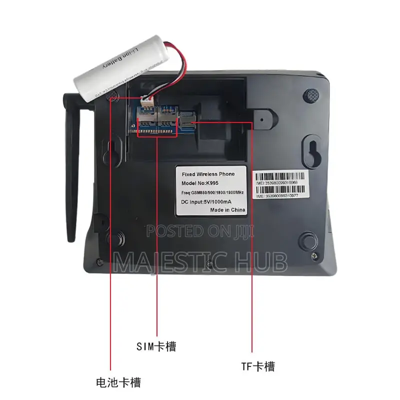 GSM Fixed Wireless Phone – Dual Sim Desk Phone