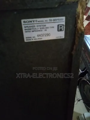 Sony Tower Speakers With Dual Woofers - Great Sound Quality