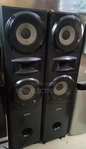 Sony Tower Speakers With Dual Woofers - Great Sound Quality