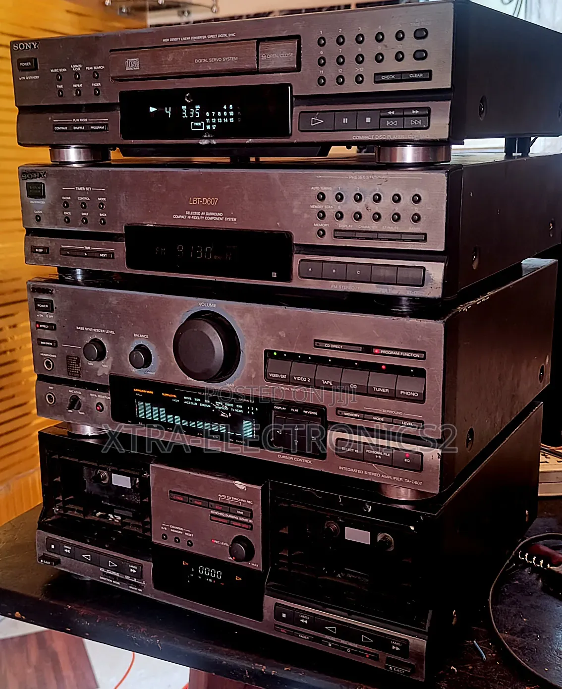 Vintage Sony LBT-D607 Audio System Set