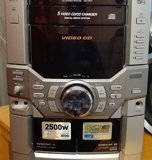 Panasonic 5 Video Cd/Cd Changer Stereo System.