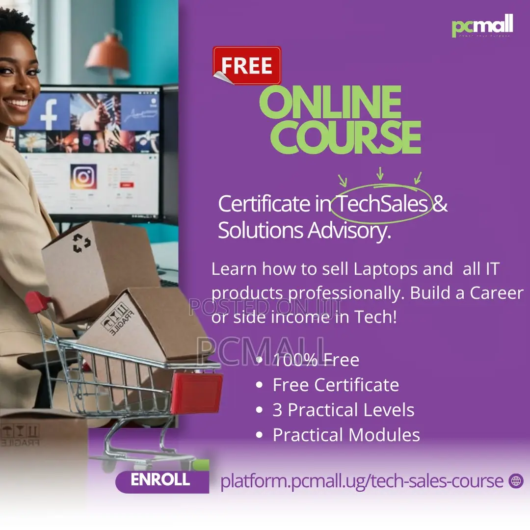 Free Certificate in Tech Sales Solutions Advisory — Pcmall