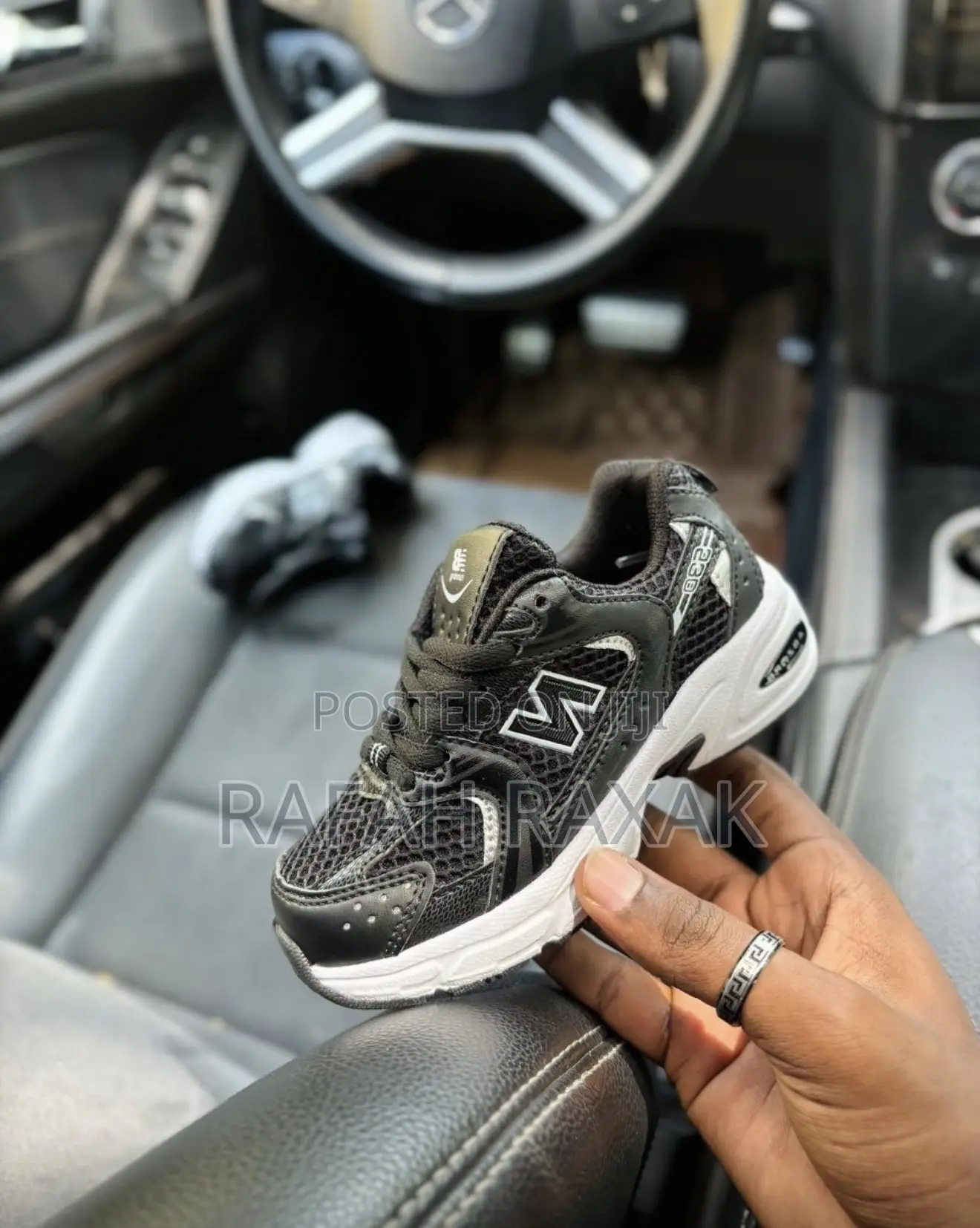 Original Black/White Kid’S New Balance 530 Baby Sneakers