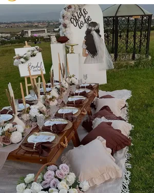 Bridal Shower Decor in Picnic Setup
