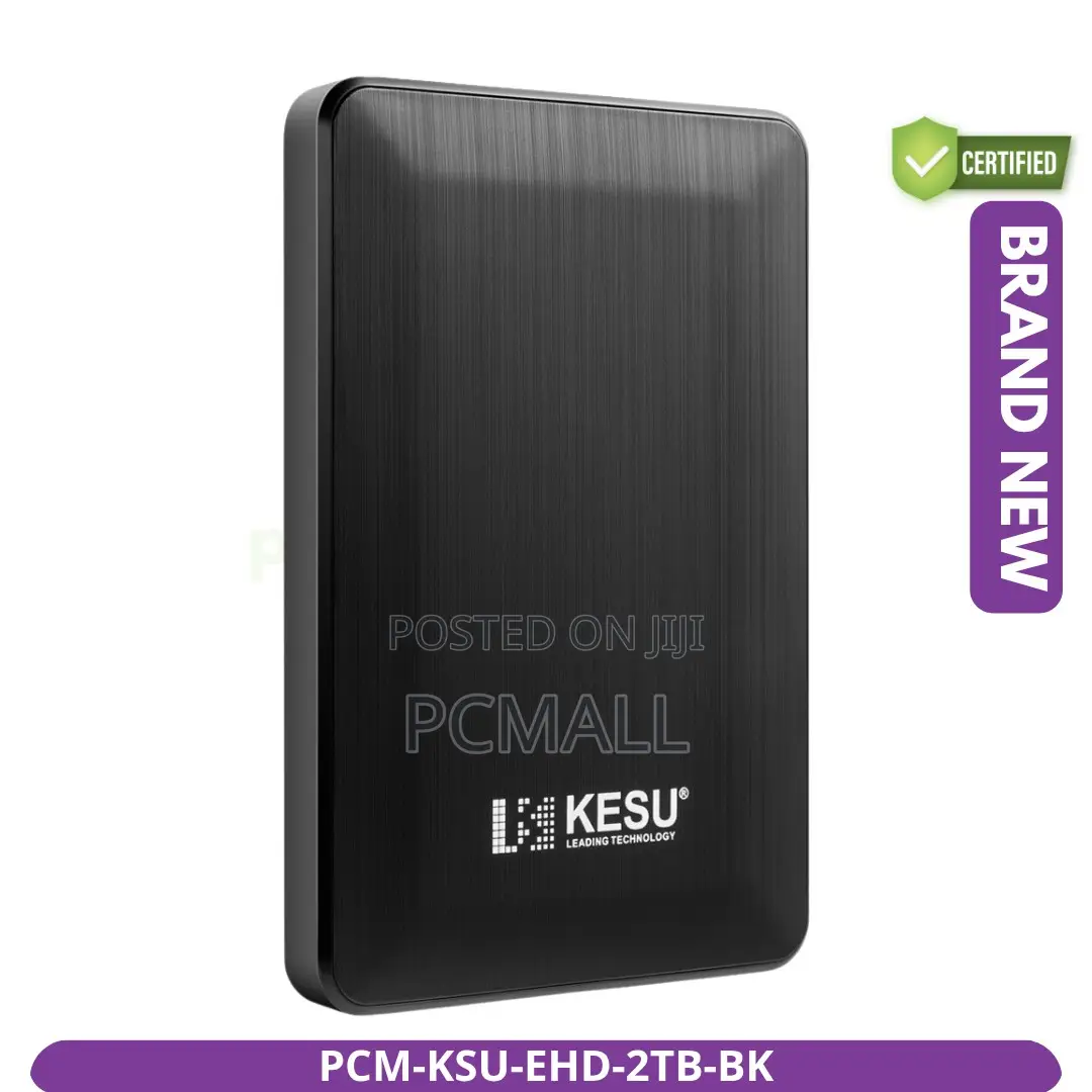 Kesu 3.0 2tb External Hard Drive Usb 3.0 Brand New Black