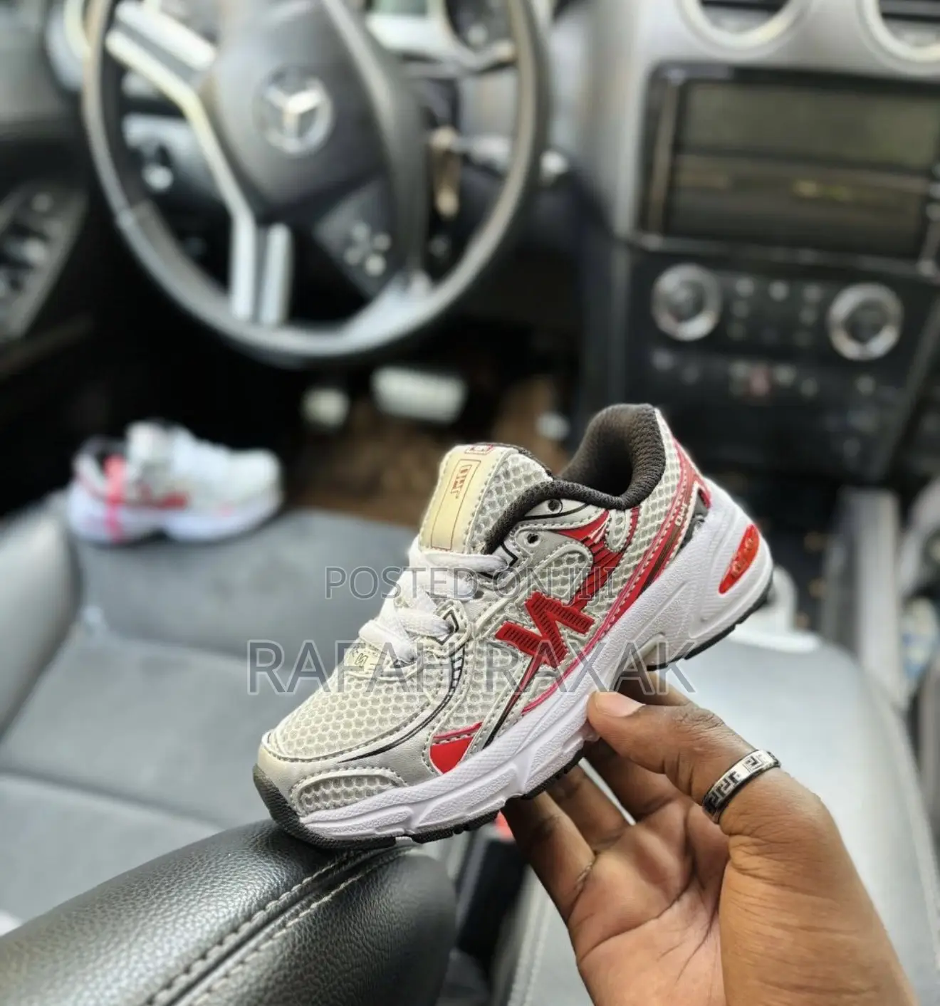Original Kid’S New Balance 740 “Mercury Red” Baby Sneakers