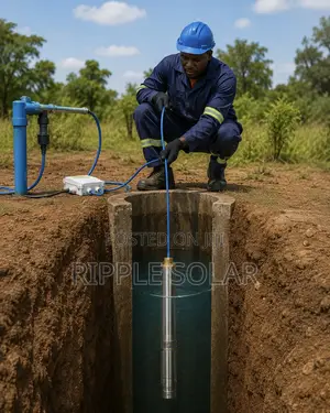 750w Ac Electric Deep Well Borehole Pump 93m Head 5800l/H