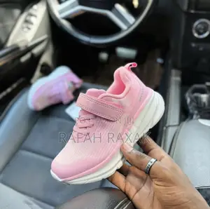 Classic Pink/White Lotto Kid’S Running Sneakers