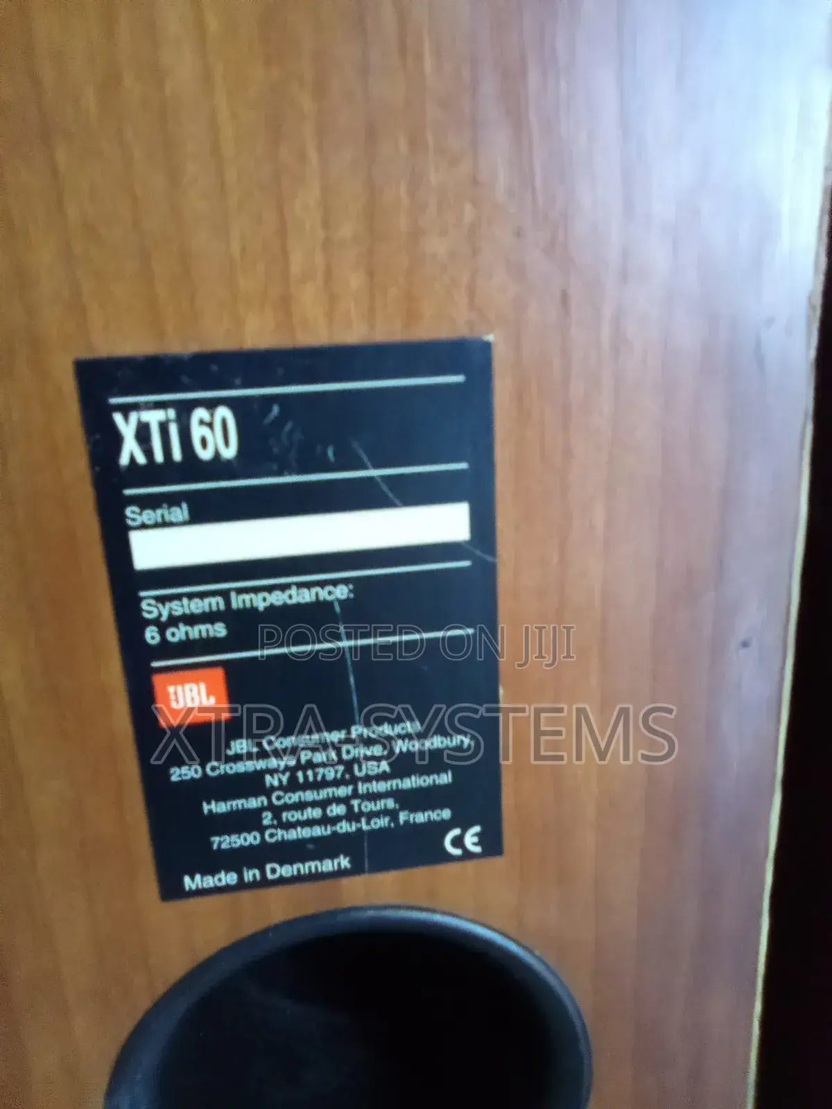 JBL Xti60 High-End Floor Standing Speakers - Made in Denmark.