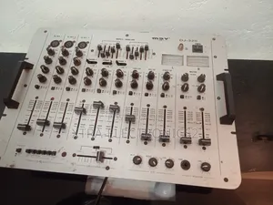 Dj Mixer With Multiple Channels and Controls