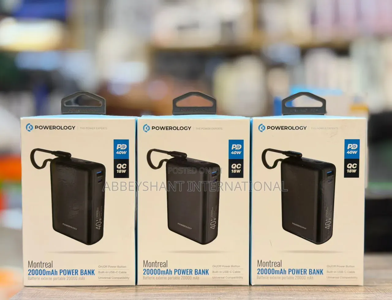 Powerology Montreal 20000mah Power Bank