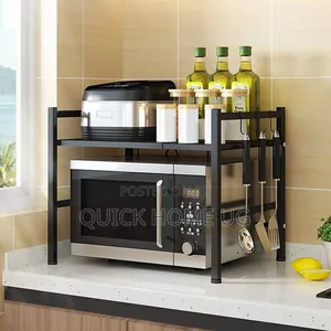 Extendable Microwave Oven Rack,Adjustable Microwave Rack