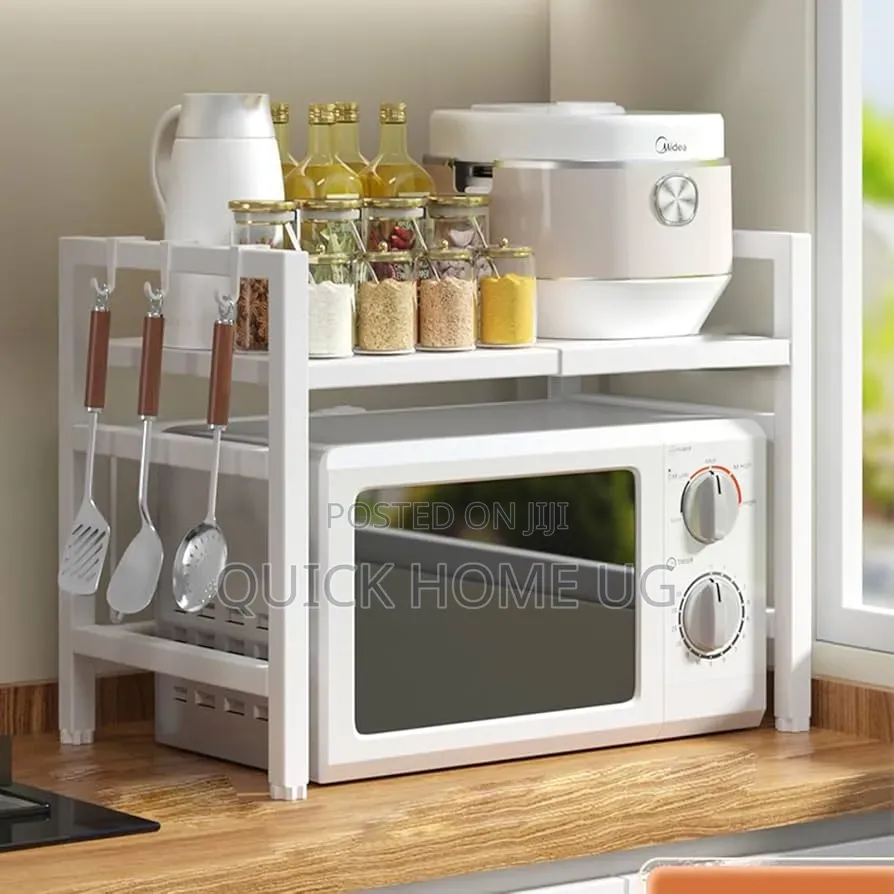 Extendable Microwave Oven Rack,Adjustable Microwave Rack
