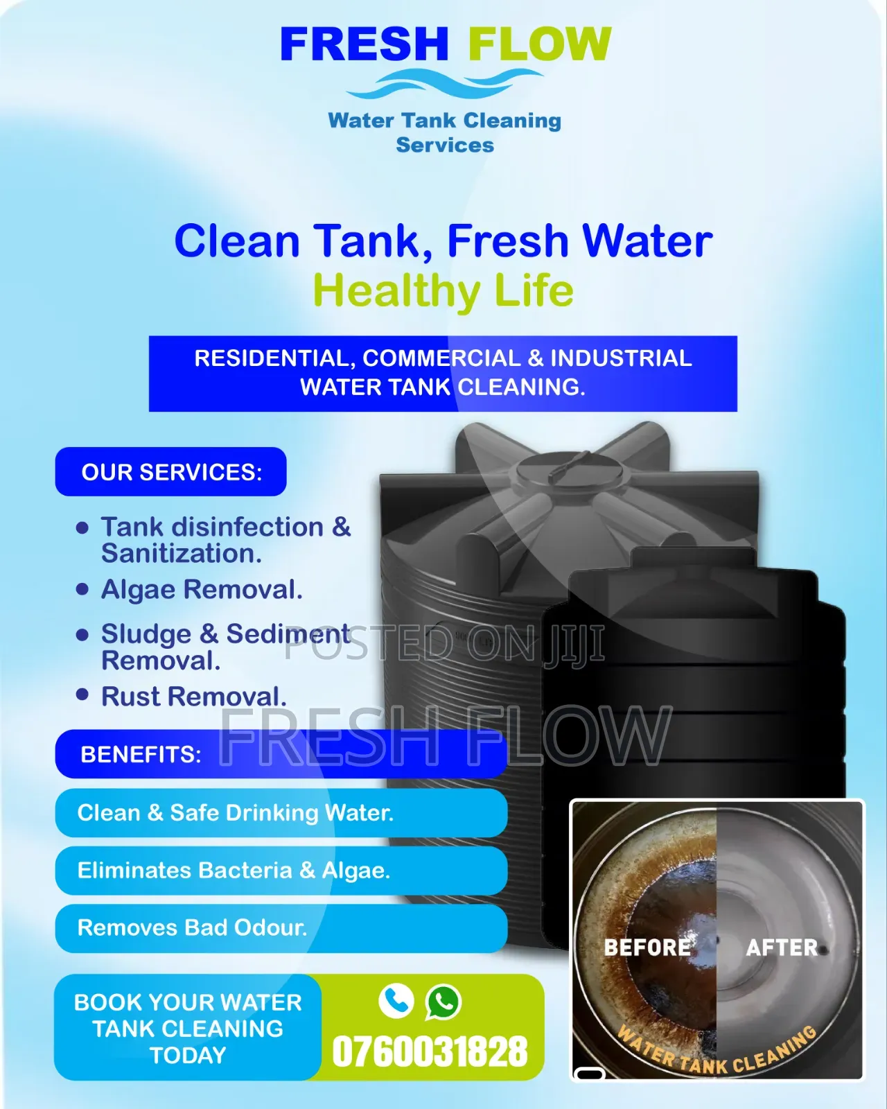 Water Tank Cleaning Services