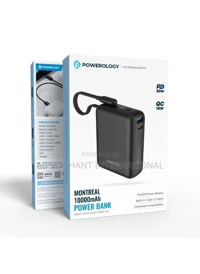Powerology Montreal 20000mah Power Bank