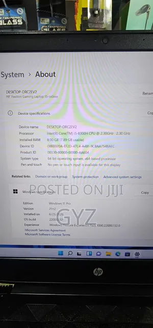 Laptop HP 15 8GB Intel Core i5 HDD+SSD 512GB